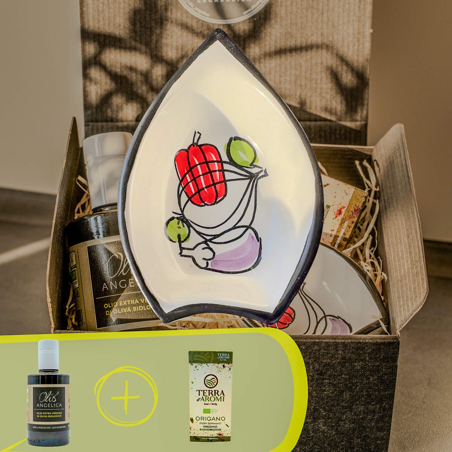 Geschenkbox mit Keramik & Oregano