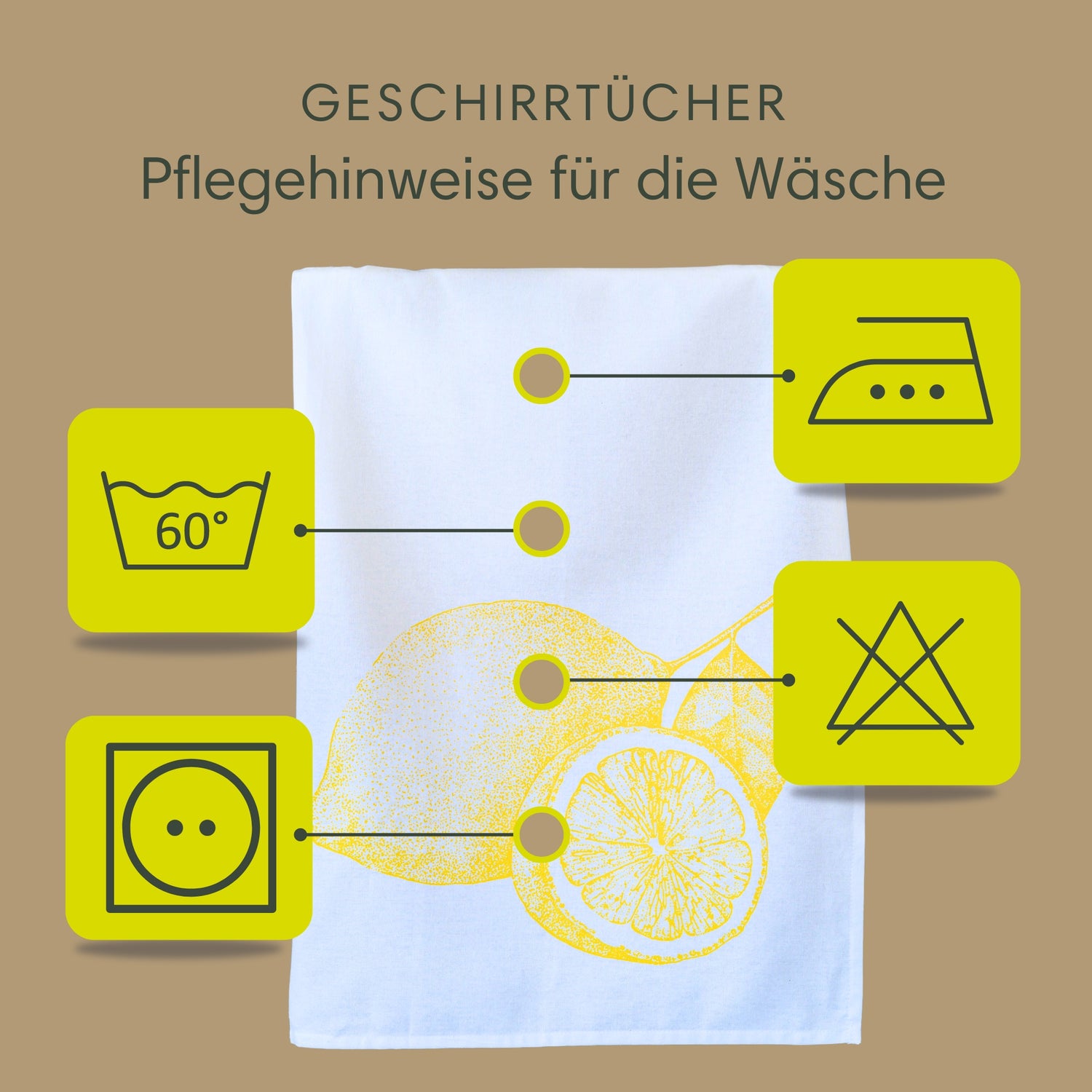 Geschirrtuch | Zitrone