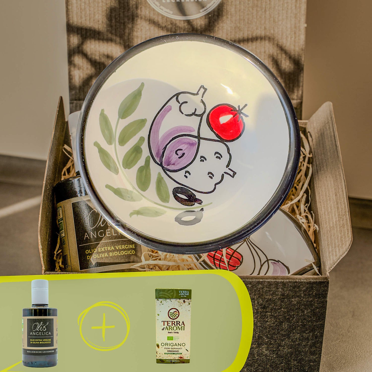 Geschenkbox mit Keramik & Oregano