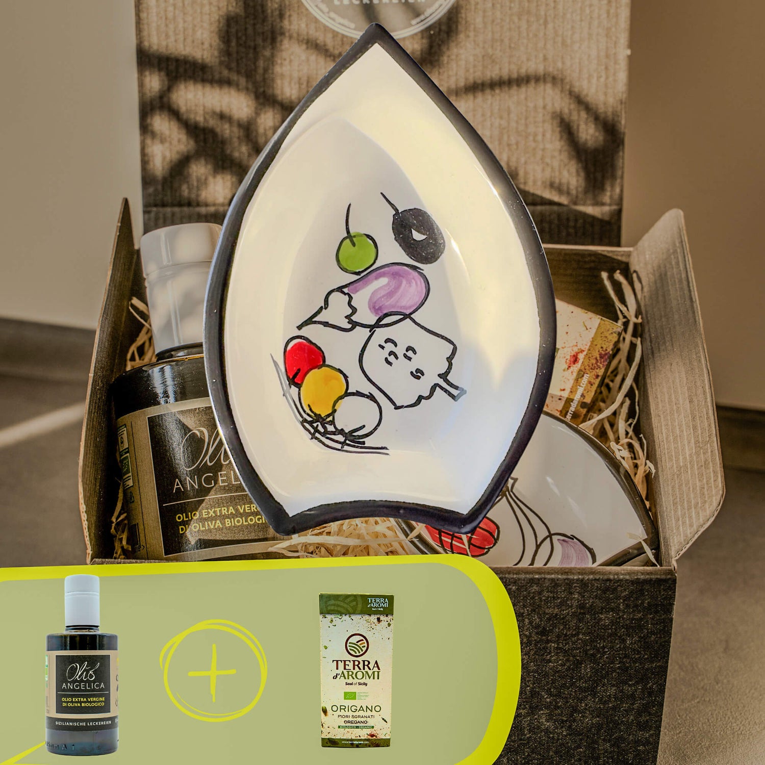 Geschenkbox mit Keramik & Oregano