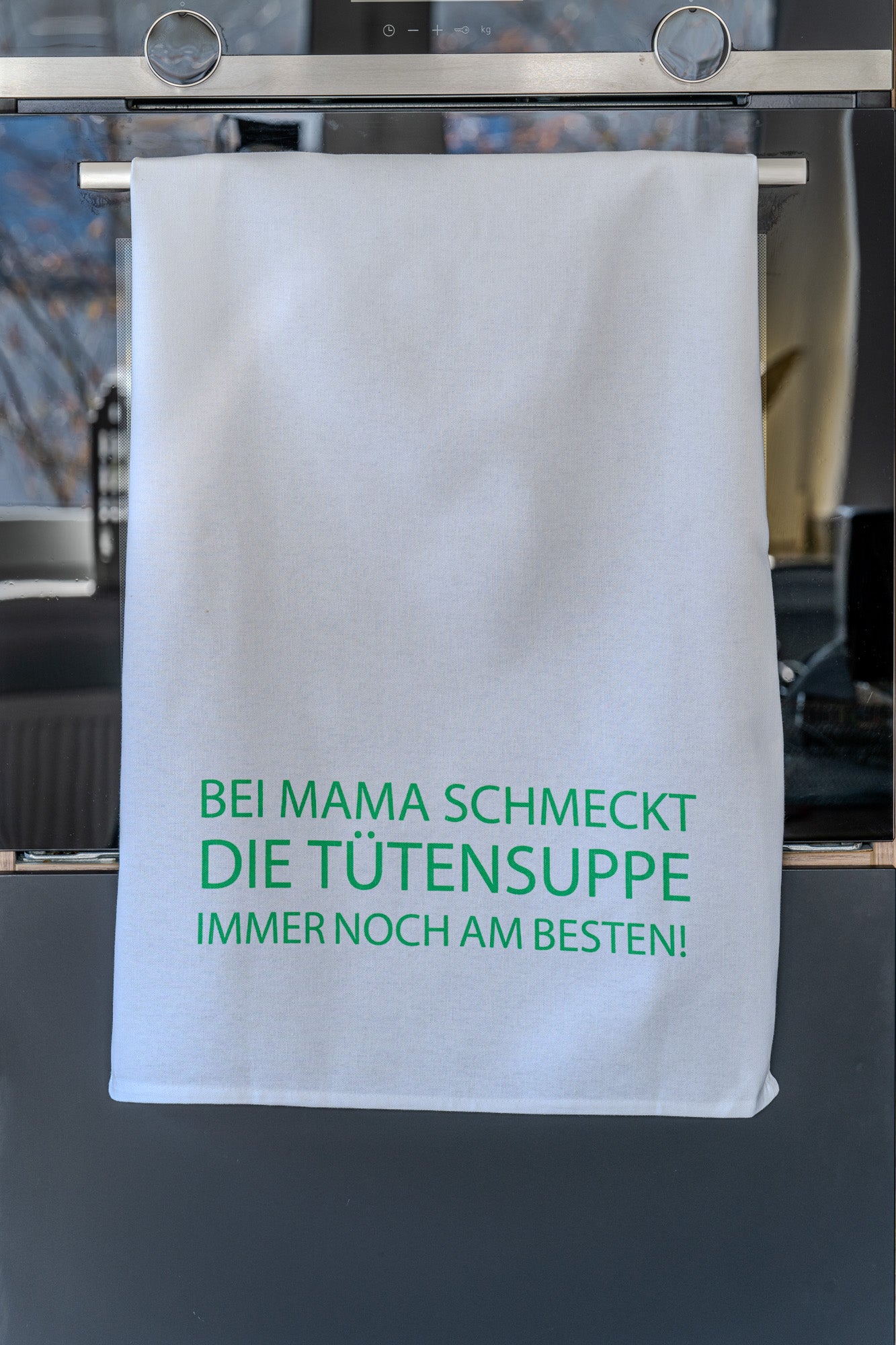 Geschirrtuch | Bei Mama schmeckt die Tütensuppe immer noch am besten