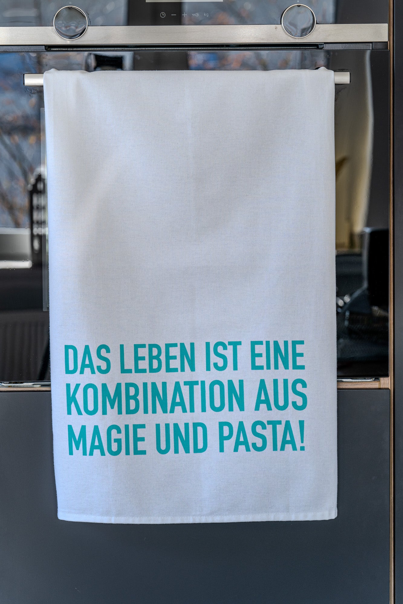 Geschirrtuch | Das Leben ist eine Kombination aus Magie und Pasta