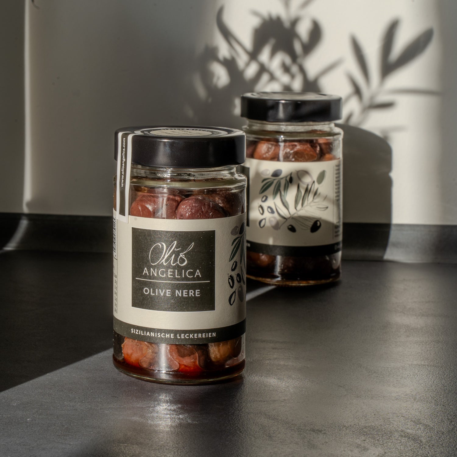 Handgeerntete Schwarze Oliven (Bio)