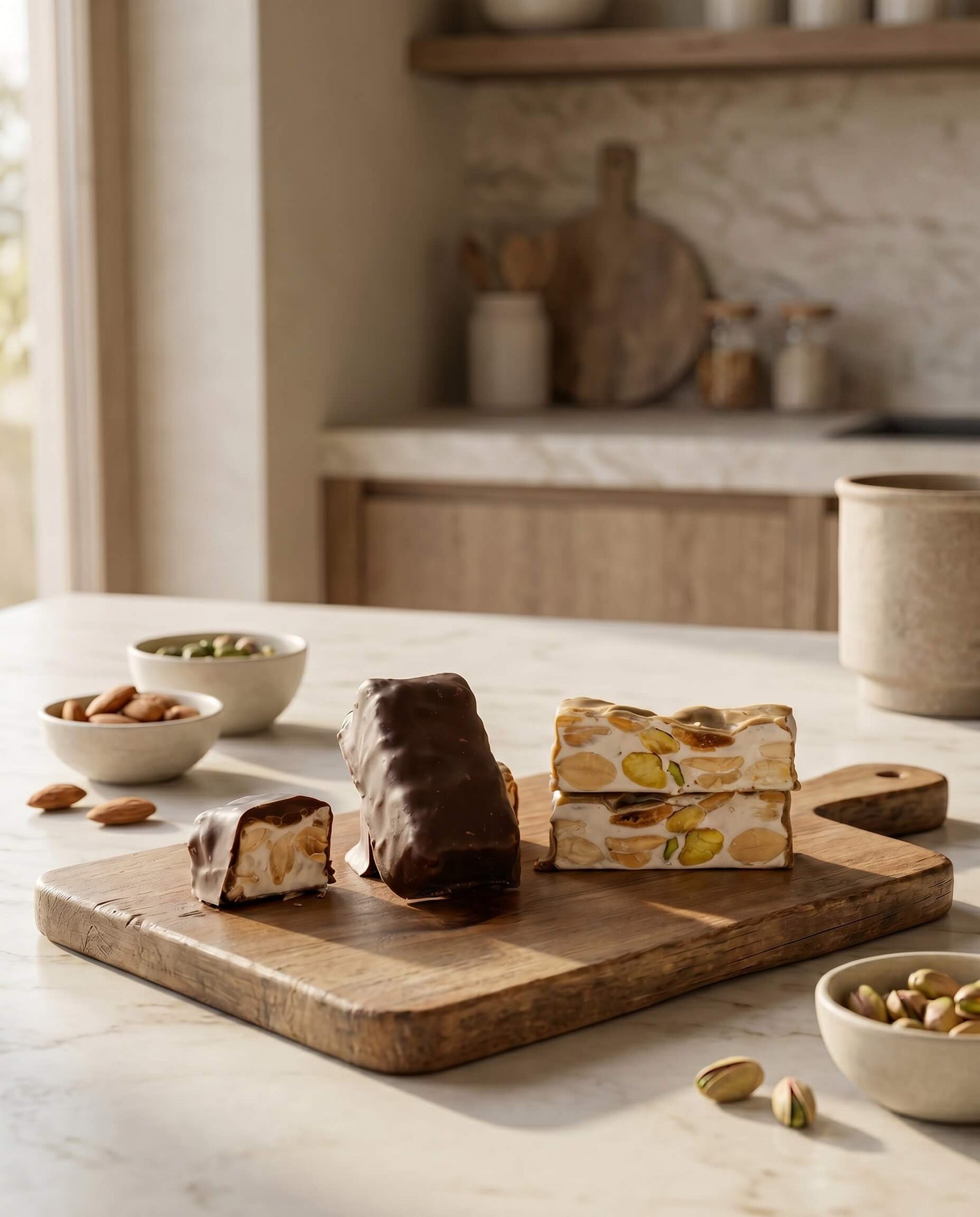 Sizilianische Torrone - Mandel & Pistazie