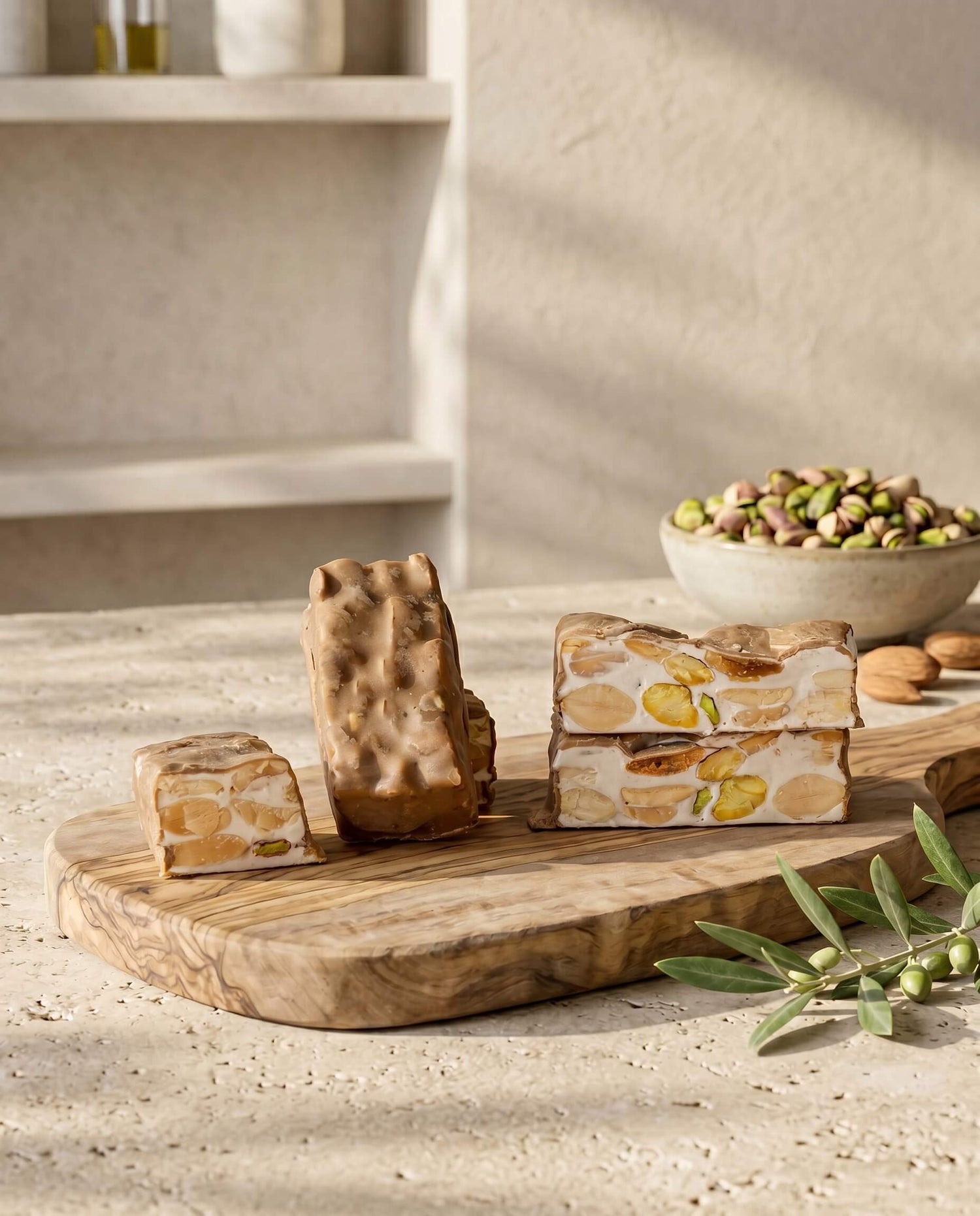 Sizilianische Torrone - Mandel & Pistazie